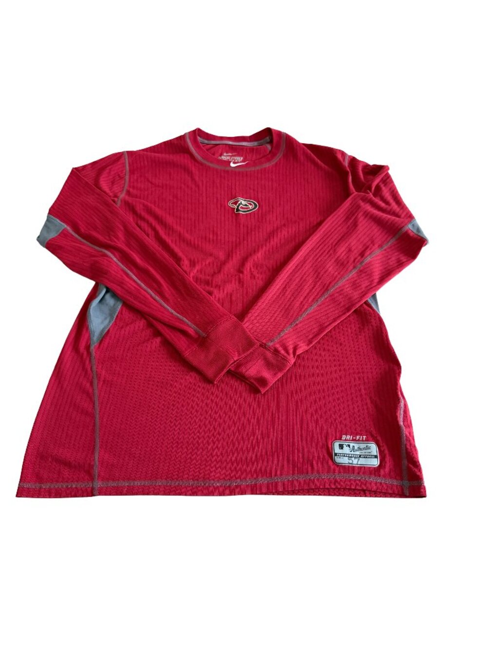 Nike Pro Combat Men's XL Dri-Fit Fitted Long Sleeve Arizona Diamondbacks Shirt